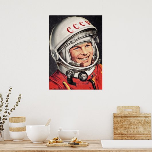 Poster Yuri Gagarin (Cuisine)