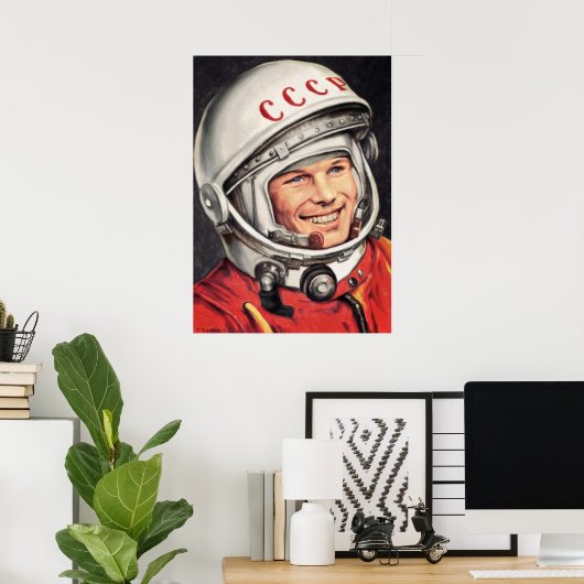 Poster Yuri Gagarin (Bureau à domicile)