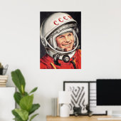 Poster Yuri Gagarin (Bureau à domicile)