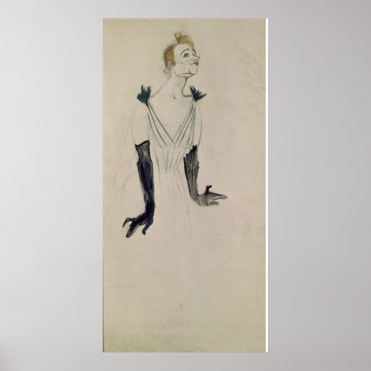 Poster Yvette Guilbert, 1894 (Devant)