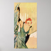 Poster Yvette Guilbert, Henri de Toulouse-Lautrec (Devant)