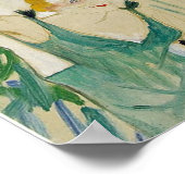 Poster Yvette Guilbert par Henri de Toulouse-Lautrec (Coin)