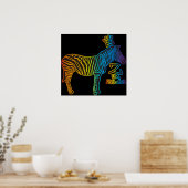 Poster Z pour Zebra (Cuisine)