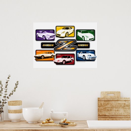 Poster Z Voitures Pour Toujours ! (Cuisine)