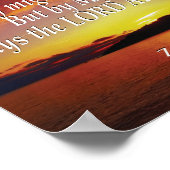 Poster Zacharie 4:6 PAS PAR LA PUISSANCE NI PAR LE POUVOI (Coin)