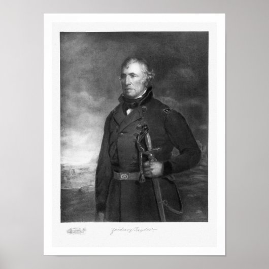 Poster Zachary Taylor, 12e président des États-Unis (Devant)