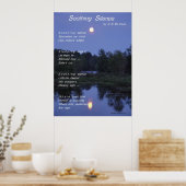 Poster zacht stilte (Keuken)