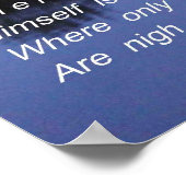 Poster zacht stilte (Hoek)