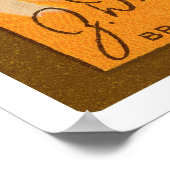 Poster Zack Blé Brooklyn Superbas Baseball 1911 (Coin)