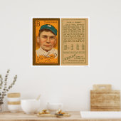 Poster Zack Blé Brooklyn Superbas Baseball 1911 (Cuisine)