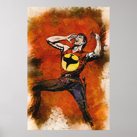 Poster ZAGOR Lo Spirito con la Scure Fan Art Porter Perso (Devant)