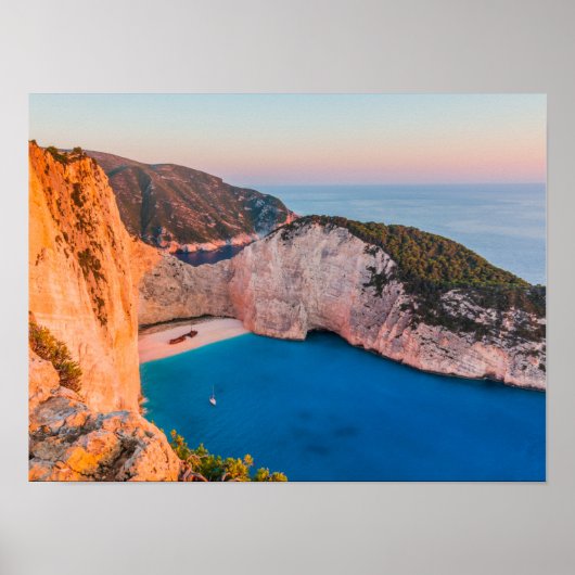 Poster Zakynthos, Grèce. (Devant)