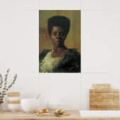 Poster Zamorka (Fille noire) Anton Azbe Art (Cuisine)