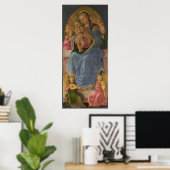 Poster Zanobi Machiavelli La Vierge et l'Enfant (Bureau à domicile)