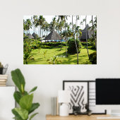 Poster Zanzibar paradis tropical (Bureau à domicile)