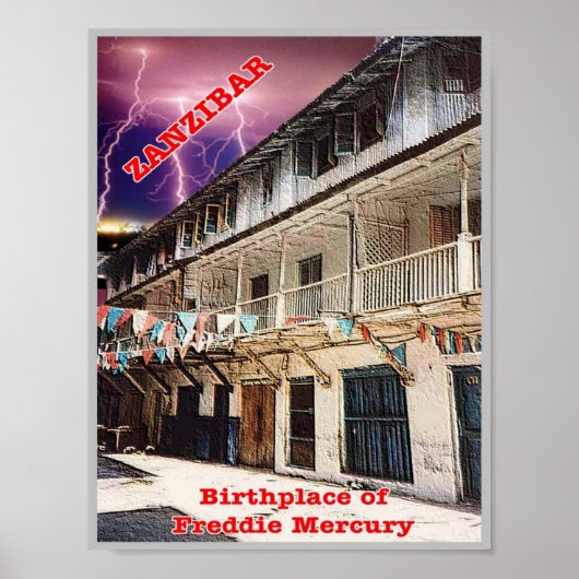 Poster Zanzibar - Tanzanie - (Devant)