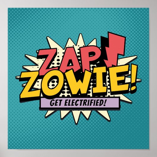 Poster ZAP! ZOWIE! Électrisez-vous! (Devant)