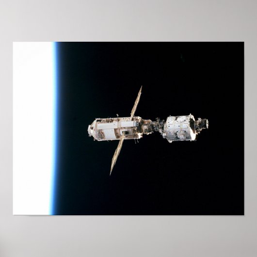 Poster Zarya et Unité de la Station spatiale internationa (Devant)