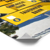 Poster Zauchensee Ski Area 18x24 (Coin)