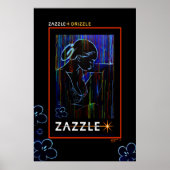 POSTER ZAZZLE * DRIZZLE (Devant)