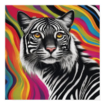 ZCat - Chat avec bandes Zebra