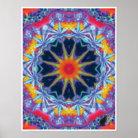 Poster Zealous Kinetic Collage Kaleidoscope