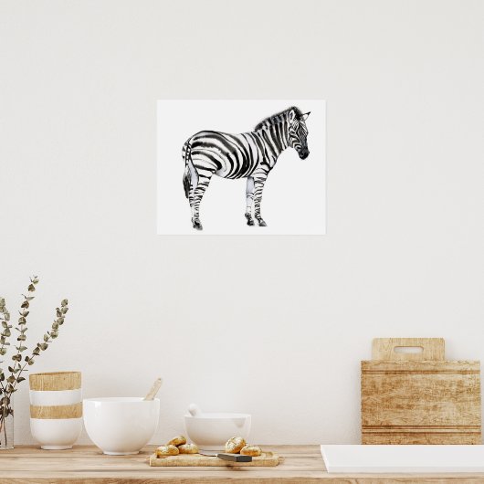 Poster Zebra (Cuisine)