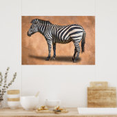 POSTER ZEBRA (Cuisine)