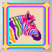Poster Zebra (Devant)