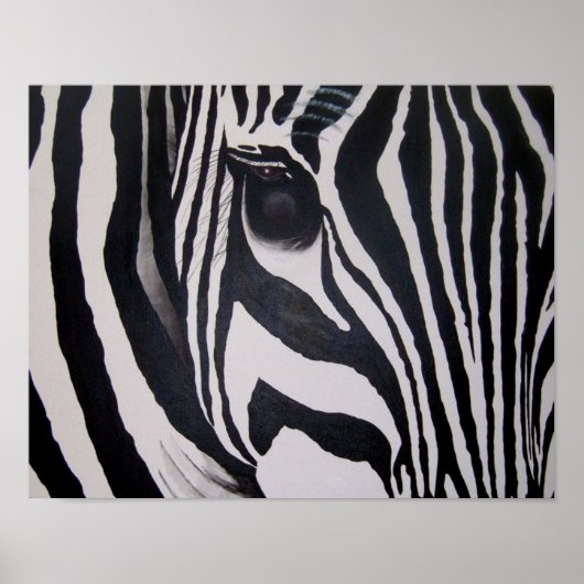 Poster Zebra (Devant)