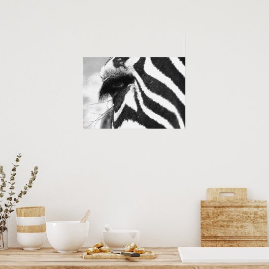 POSTER ZEBRA 1 (Cuisine)