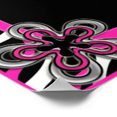 Poster Zebra Border personnalisées Wall Art (Coin)