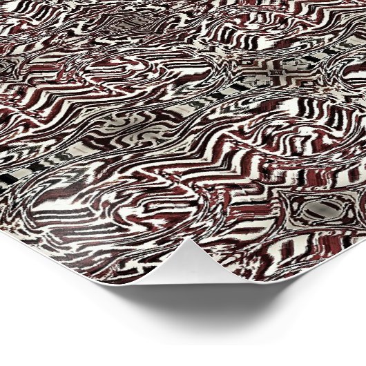 Poster Zebra Brown (Coin)