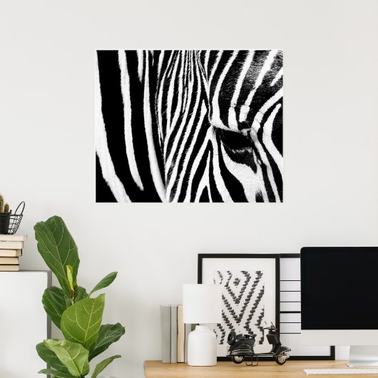 Poster Zebra by tdgallery (Bureau à domicile)