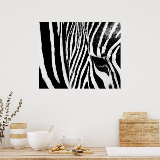 Poster Zebra by tdgallery (Cuisine)