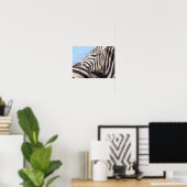 Poster Zebra Canvas Print (Bureau à domicile)