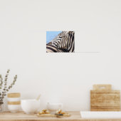 Poster Zebra Canvas Print (Cuisine)