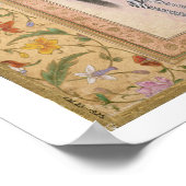 Poster Zebra, de l'album Minto, 1621 (gouache sur pa (Coin)