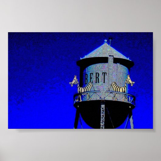 Poster Zebra en patrouille (Devant)