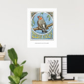 Poster Zebra Finch Nouveau (Bureau à domicile)