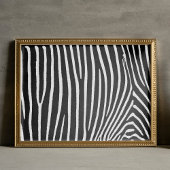 Poster Zebra Pattern pour meubles papier découpage