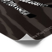 Poster Zebra Play (Coin)