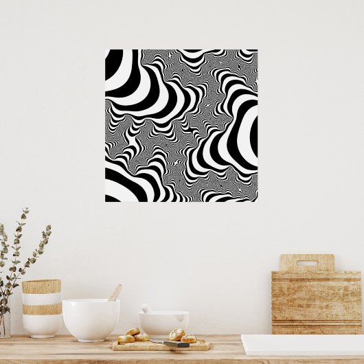 Poster Zebra Stripes (Cuisine)