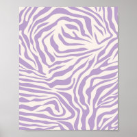 Zebra Stripes Preppy Purple Wild Animal Prince