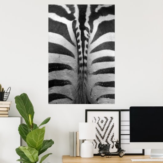 Poster Zebra Strips (Bureau à domicile)