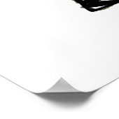 Poster Zebraham - J'aime le contraste (Coin)