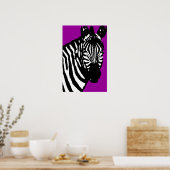 Poster zèbre. (Cuisine)