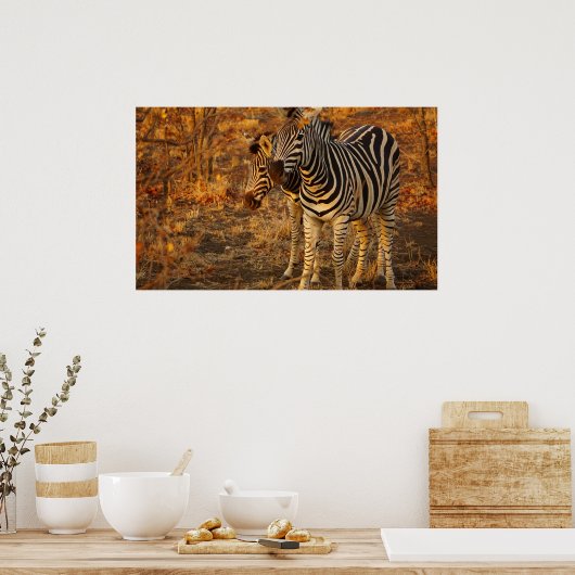 Poster Zèbre (Cuisine)