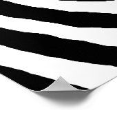 Poster zèbre. (Coin)