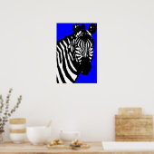 Poster zèbre. (Cuisine)